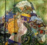 Gustav Klimt spadarn oil